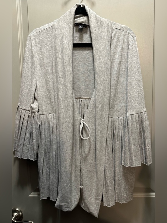 Alyx Jackets & Blazers - Alyx Size XL Gray Pleated Jacket with Tie Front EUC